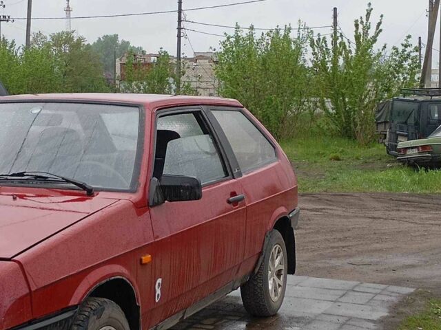 Красный ВАЗ 2108, объемом двигателя 1.3 л и пробегом 1 тыс. км за 1050 $, фото 1 на Automoto.ua