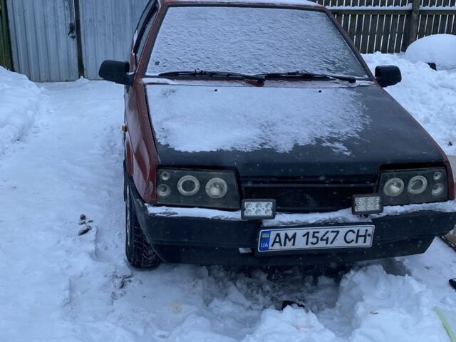 Красный ВАЗ 2108, объемом двигателя 1.3 л и пробегом 5 тыс. км за 1000 $, фото 1 на Automoto.ua