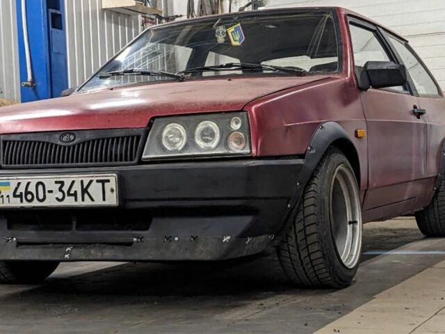 Красный ВАЗ 2108, объемом двигателя 1.3 л и пробегом 100 тыс. км за 850 $, фото 1 на Automoto.ua