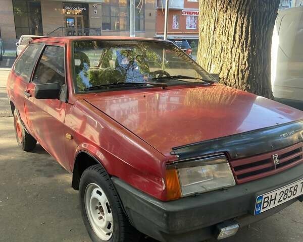 Красный ВАЗ 2108, объемом двигателя 1.3 л и пробегом 65 тыс. км за 1200 $, фото 1 на Automoto.ua