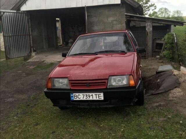 Красный ВАЗ 2108, объемом двигателя 1.1 л и пробегом 170 тыс. км за 426 $, фото 1 на Automoto.ua