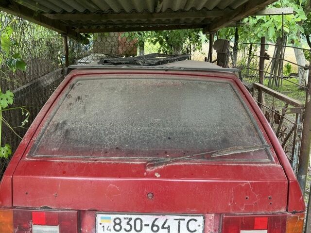 Красный ВАЗ 2108, объемом двигателя 1.5 л и пробегом 250 тыс. км за 237 $, фото 1 на Automoto.ua