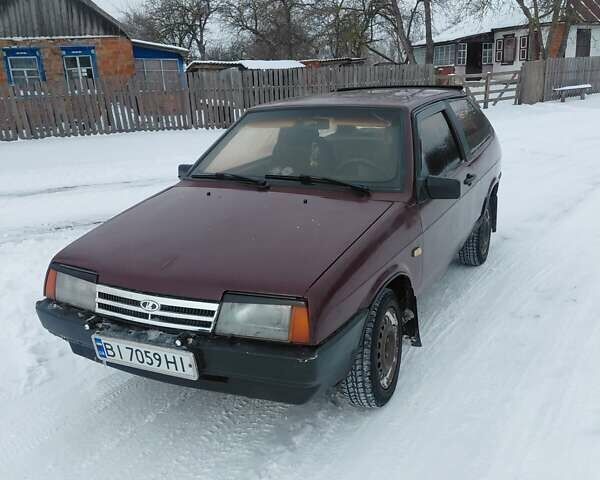 Красный ВАЗ 2108, объемом двигателя 1.29 л и пробегом 99 тыс. км за 800 $, фото 1 на Automoto.ua