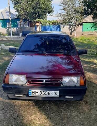 Красный ВАЗ 2108, объемом двигателя 1.6 л и пробегом 100 тыс. км за 1600 $, фото 1 на Automoto.ua