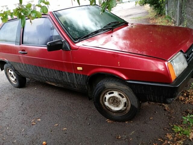 Красный ВАЗ 2108, объемом двигателя 1 л и пробегом 5 тыс. км за 463 $, фото 1 на Automoto.ua