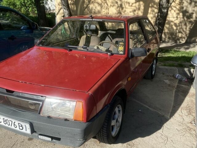 Красный ВАЗ 2108, объемом двигателя 1.3 л и пробегом 3 тыс. км за 1200 $, фото 1 на Automoto.ua