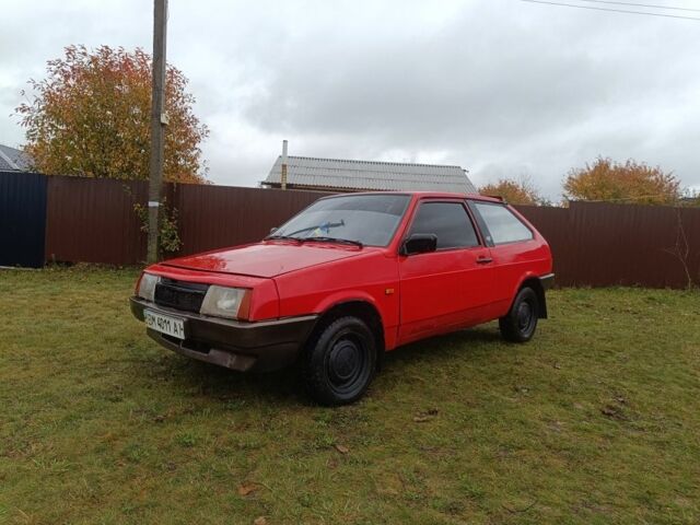 Красный ВАЗ 2108, объемом двигателя 1.3 л и пробегом 128 тыс. км за 750 $, фото 1 на Automoto.ua