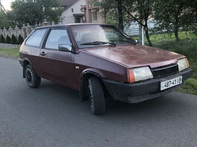 Красный ВАЗ 2108, объемом двигателя 1 л и пробегом 1 тыс. км за 550 $, фото 1 на Automoto.ua
