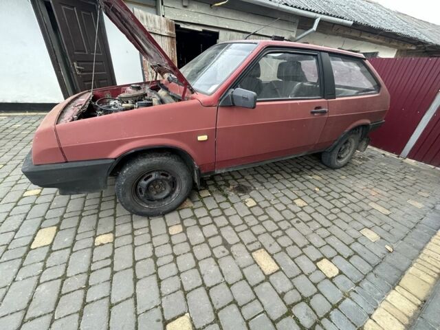 Червоний ВАЗ 2108, об'ємом двигуна 1.1 л та пробігом 122 тис. км за 400 $, фото 1 на Automoto.ua