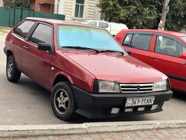 Красный ВАЗ 2108, объемом двигателя 1.6 л и пробегом 555 тыс. км за 855 $, фото 1 на Automoto.ua