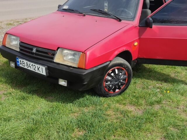 Красный ВАЗ 2108, объемом двигателя 1 л и пробегом 1 тыс. км за 640 $, фото 1 на Automoto.ua