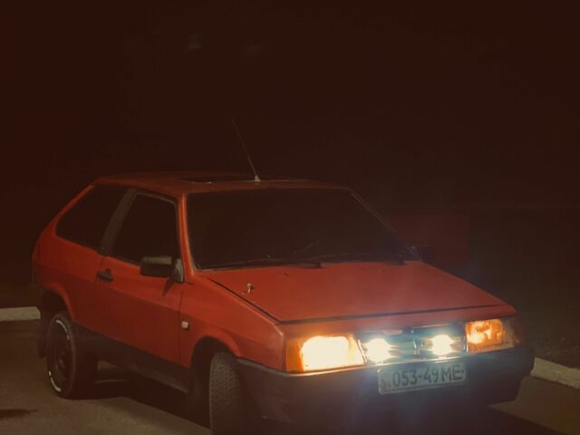 Красный ВАЗ 2108, объемом двигателя 1.3 л и пробегом 100 тыс. км за 750 $, фото 1 на Automoto.ua