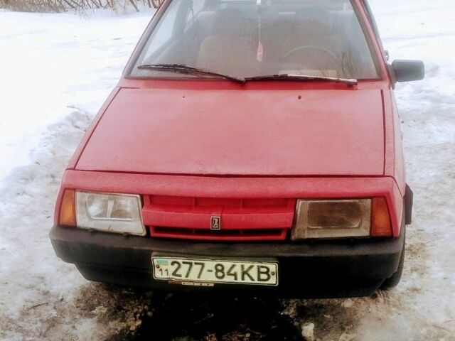 Красный ВАЗ 2108, объемом двигателя 0 л и пробегом 100 тыс. км за 600 $, фото 1 на Automoto.ua