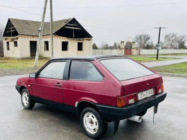 Красный ВАЗ 2108, объемом двигателя 1.6 л и пробегом 3 тыс. км за 473 $, фото 1 на Automoto.ua