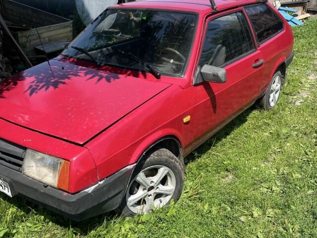 Красный ВАЗ 2108, объемом двигателя 1.1 л и пробегом 80 тыс. км за 650 $, фото 1 на Automoto.ua