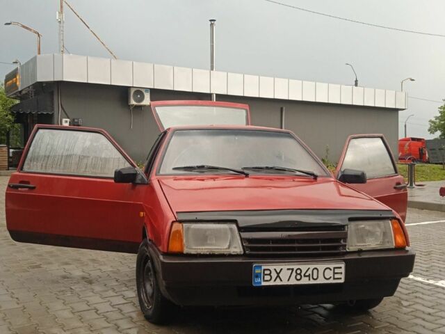 Красный ВАЗ 2108, объемом двигателя 1.3 л и пробегом 87 тыс. км за 700 $, фото 1 на Automoto.ua