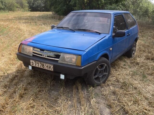Синий ВАЗ 2108, объемом двигателя 1.3 л и пробегом 3 тыс. км за 600 $, фото 1 на Automoto.ua