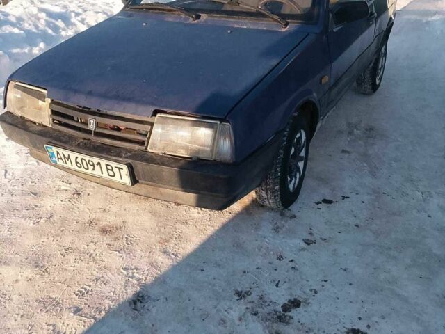 Синий ВАЗ 2108, объемом двигателя 1.3 л и пробегом 1000 тыс. км за 650 $, фото 1 на Automoto.ua