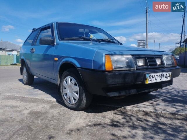 Синий ВАЗ 2108, объемом двигателя 1.29 л и пробегом 500 тыс. км за 1050 $, фото 1 на Automoto.ua