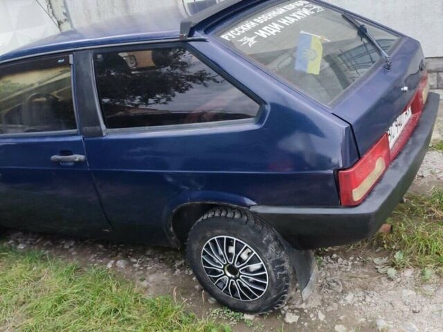 Синий ВАЗ 2108, объемом двигателя 1.3 л и пробегом 180 тыс. км за 650 $, фото 1 на Automoto.ua