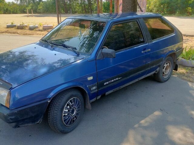 Синий ВАЗ 2108, объемом двигателя 0 л и пробегом 100 тыс. км за 1000 $, фото 1 на Automoto.ua