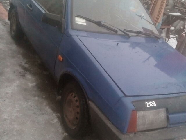 Синій ВАЗ 2108, об'ємом двигуна 1.3 л та пробігом 111 тис. км за 950 $, фото 1 на Automoto.ua
