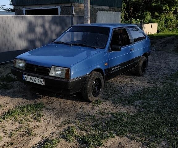 Синий ВАЗ 2108, объемом двигателя 1.3 л и пробегом 70 тыс. км за 650 $, фото 1 на Automoto.ua