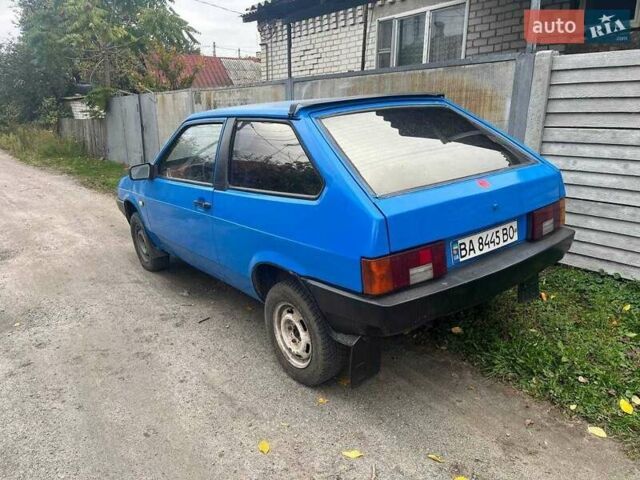 Синий ВАЗ 2108, объемом двигателя 1.3 л и пробегом 200 тыс. км за 800 $, фото 1 на Automoto.ua