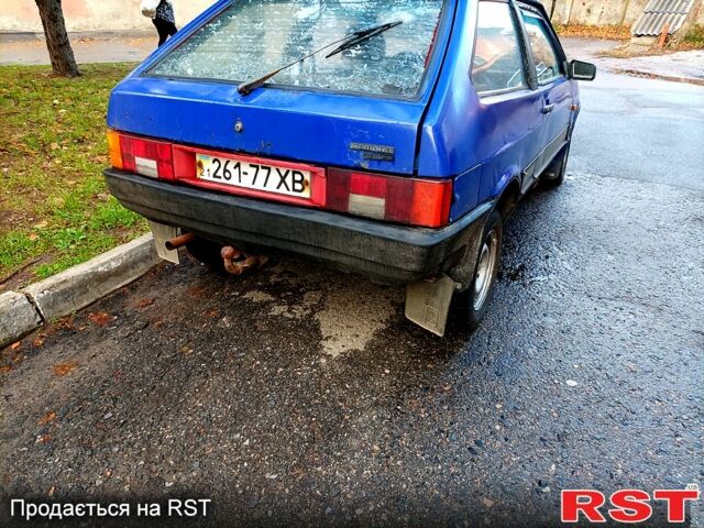 Синий ВАЗ 2108, объемом двигателя 1.3 л и пробегом 120 тыс. км за 640 $, фото 1 на Automoto.ua