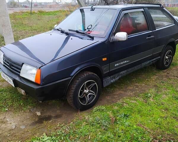 Синий ВАЗ 2108, объемом двигателя 1.6 л и пробегом 200 тыс. км за 1250 $, фото 1 на Automoto.ua