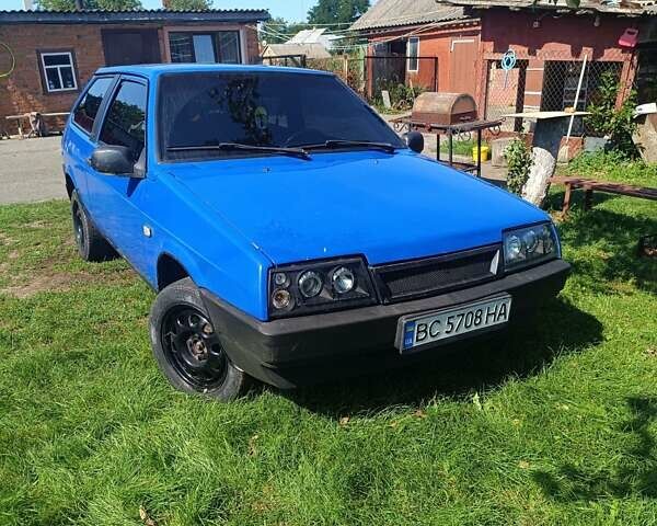 Синій ВАЗ 2108, об'ємом двигуна 1.5 л та пробігом 50 тис. км за 1000 $, фото 1 на Automoto.ua