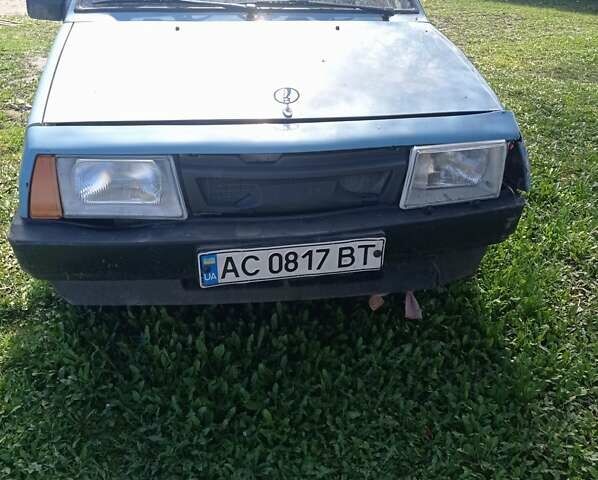Синий ВАЗ 2108, объемом двигателя 1.1 л и пробегом 475 тыс. км за 550 $, фото 1 на Automoto.ua