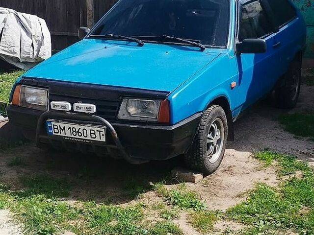 Синий ВАЗ 2108, объемом двигателя 1.29 л и пробегом 200 тыс. км за 1100 $, фото 1 на Automoto.ua