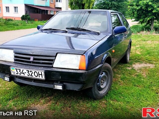 Синий ВАЗ 2108, объемом двигателя 1.5 л и пробегом 250 тыс. км за 900 $, фото 1 на Automoto.ua