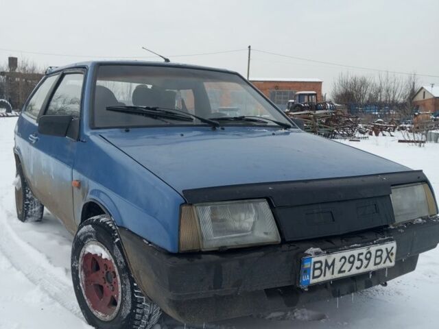 Синий ВАЗ 2108, объемом двигателя 1.3 л и пробегом 40 тыс. км за 800 $, фото 1 на Automoto.ua