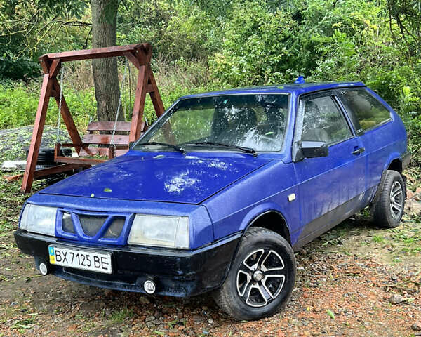Синий ВАЗ 2108, объемом двигателя 1.5 л и пробегом 120 тыс. км за 900 $, фото 1 на Automoto.ua
