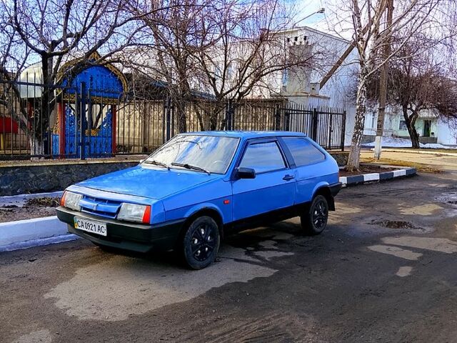 Синий ВАЗ 2108, объемом двигателя 1.3 л и пробегом 100 тыс. км за 750 $, фото 1 на Automoto.ua