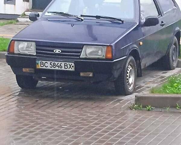 Синий ВАЗ 2108, объемом двигателя 1.3 л и пробегом 150 тыс. км за 500 $, фото 1 на Automoto.ua