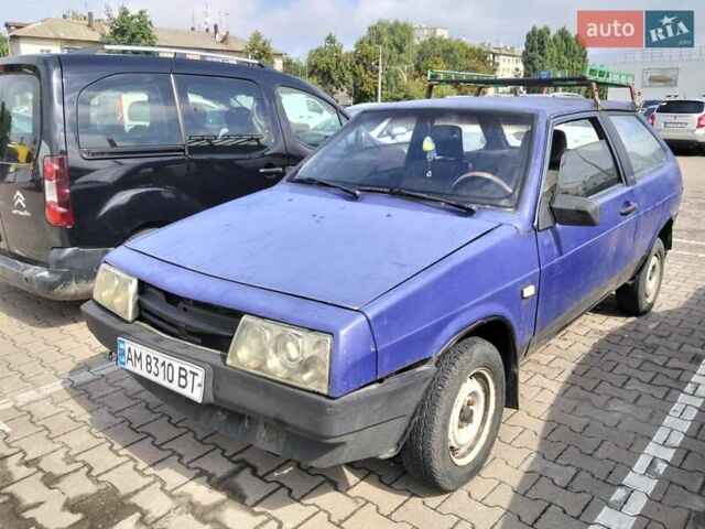 Синий ВАЗ 2108, объемом двигателя 1.5 л и пробегом 195 тыс. км за 1000 $, фото 1 на Automoto.ua