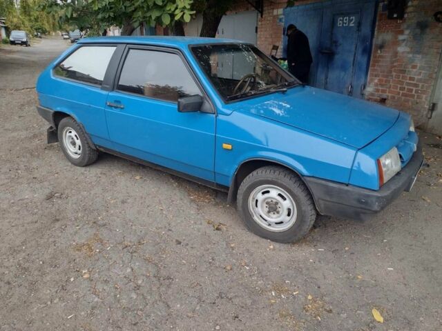 Синий ВАЗ 2108, объемом двигателя 1.5 л и пробегом 100 тыс. км за 1200 $, фото 1 на Automoto.ua