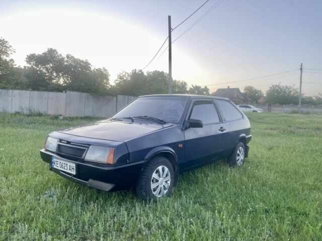 Синий ВАЗ 2108, объемом двигателя 1.3 л и пробегом 350 тыс. км за 637 $, фото 1 на Automoto.ua