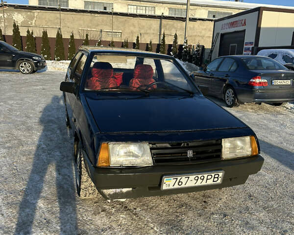 Синий ВАЗ 2108, объемом двигателя 0 л и пробегом 200 тыс. км за 600 $, фото 1 на Automoto.ua