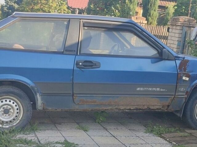Синий ВАЗ 2108, объемом двигателя 1.3 л и пробегом 155 тыс. км за 555 $, фото 1 на Automoto.ua