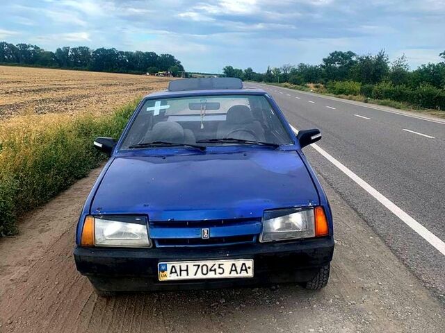 Синий ВАЗ 2108, объемом двигателя 1.3 л и пробегом 200 тыс. км за 900 $, фото 1 на Automoto.ua