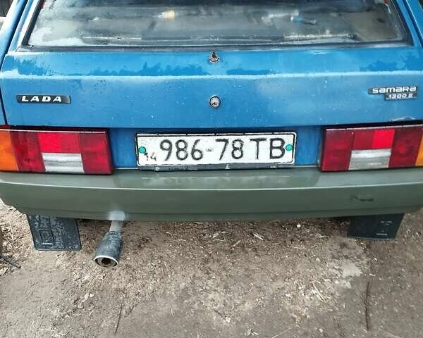 Синий ВАЗ 2108, объемом двигателя 1.3 л и пробегом 59 тыс. км за 600 $, фото 1 на Automoto.ua
