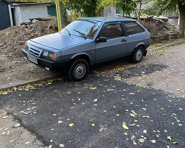 Синий ВАЗ 2108, объемом двигателя 1.3 л и пробегом 300 тыс. км за 1500 $, фото 1 на Automoto.ua