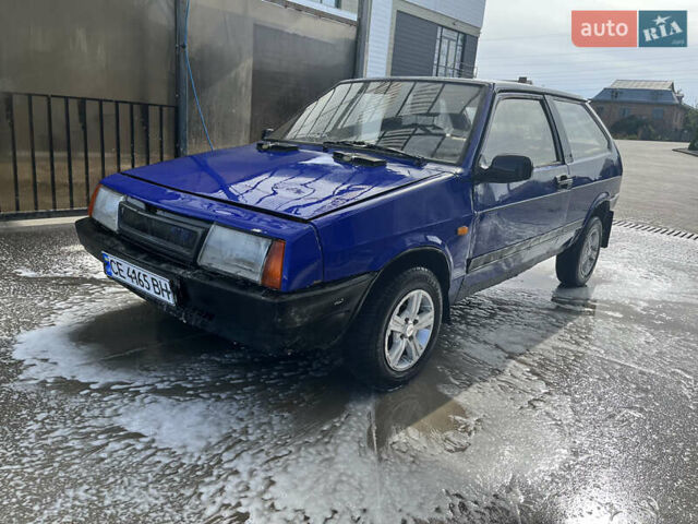 Синий ВАЗ 2108, объемом двигателя 1.3 л и пробегом 208 тыс. км за 900 $, фото 1 на Automoto.ua