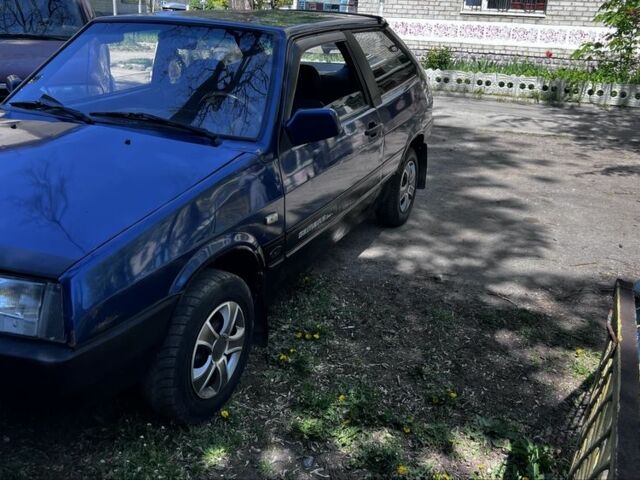 Синий ВАЗ 2108, объемом двигателя 1.3 л и пробегом 70 тыс. км за 1100 $, фото 1 на Automoto.ua