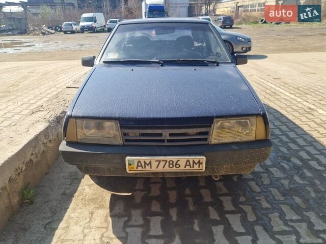 Синий ВАЗ 2108, объемом двигателя 1.5 л и пробегом 400 тыс. км за 950 $, фото 1 на Automoto.ua