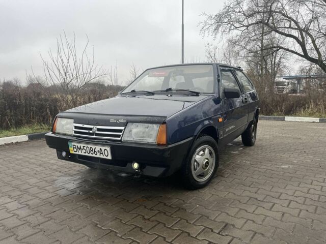 Синий ВАЗ 2108, объемом двигателя 1.3 л и пробегом 120 тыс. км за 1000 $, фото 1 на Automoto.ua